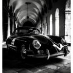 Black Porsche set 1 of 3